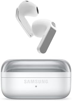 Samsung Galaxy Buds4 White, Auricolari Bluetooth Wireless, Equalizzatore Adattivo, Chiamate Cristalline, Audio a 360°, ANC, Controllo Adattivo del Rumore, Galaxy AI con Comandi Vocali [ver. italiana]