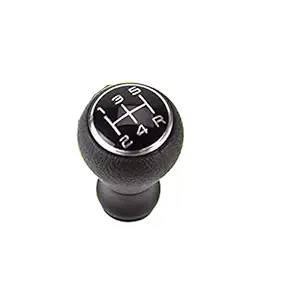 Auto Pearl Black Leather Car LED Illuminated Gear Lever Knob with Wire for - Maruti Suzuki Celerio X
