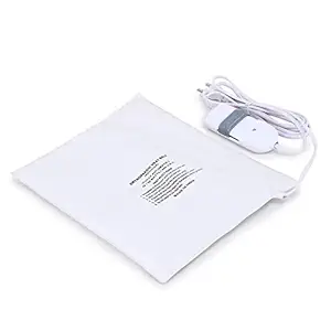 RBS New Orthopaedic Heat Belt Pad with Temperature Controller for Pain Relief with Cover (White)