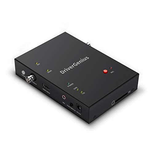 LinkStable Standalone 3G SDI HDMI Video Capture Device with HDMI,SDI Pass Through - HDMI SDI Video Game Recorder Box from HD Camcorder, Gameplay to HDD/SSD/SD/USB Drive(FAT32)