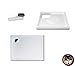 Produktbild Kaldewei Stahl - Brausewanne SET Flach Tiefe ! 25 mm / 1000 x 1000 weiss