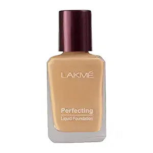 LAKM? Perfecting Liquid Foundation, Pearl, Long Lasting, Waterproof, Full Coverage, Lightweight Foundation For Oil Free And Dewy Skin, 27 ml