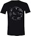 Produktbild Game of Thrones - Rund Sigil - Offizielles Herren T-Shirt Schwarz - Schwarz, XXL
