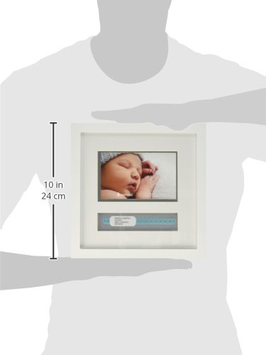 Pearhead P63012 I.D. Bracelet Frame Deluxe, Bilderrahmen zur Aufbewahrung des Geburtsarmbands, weiß - 6