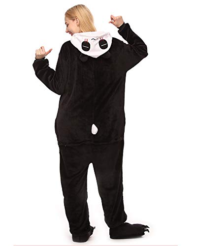 Pijama disfraz Pok  mon Pikachu Kigurumi para adultos  disfraz de anime y Halloween   color Panda Pja  tama  o X-Large