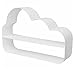 Produktbild SD&EY Eiserne Wolke Regale Doppel-Schicht-Ablage Regal Wand Regal Haus Dekoration Für Wohnzimmer Bethroom,White
