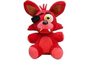 NOAFUNZO FNAF Pluszaki - Pluszowy Fre-ddy - Wszystkie postacie (17,8 cm) - Five Nights FNAF miękka zabawka lalka: pułapka na sprężyny, lis, bonnie, królik, marionetka, pluszowa lalka dla dzieci - prezenty dla