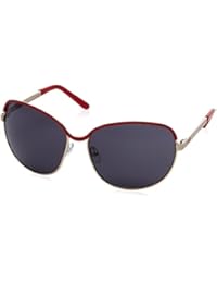 Adolfo Dominguez Ua-15201-103, Gafas de Sol para Mujer, Rojo/Plata, 60
