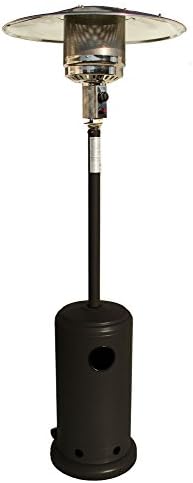 Beach & Pool patio heater CLASSICO black matt 14kW CE-certified premium quality gas heater for outdoor use
