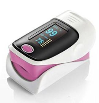 Preisvergleich Produktbild Pulsoximeter mit Farbe Display Pink