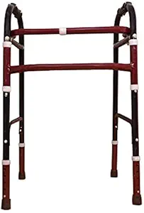 YASH Healthcare Light Weight Balanced Frame Folding Walker For Adults & Patients (COPER RECIPROCAL)