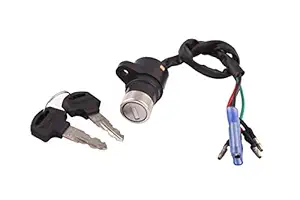 Deutsche New Ignition Lock Compatible with Hero CD Dawn (4 Wires), Switch Lock with 2 Keys
