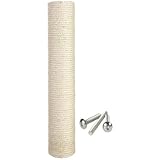 Emcke Ersatzstamm Ø 9 cm x 40 cm M8 Gewinde mit Schraubensatz Sisalstamm Sisa...