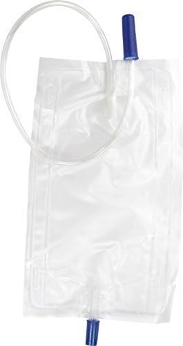 10 Pcs Urine leg bag Bladder bag 500 ml, with Valve and Drain tap, Tube 45cm, sterile CE of Romed