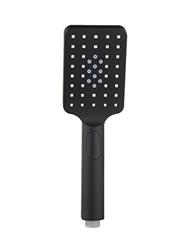 aquatimez-bathroom 3 Funktion Handbrause, mit Einfach push-control Button, ABS, schwarz, Square - 2