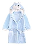 Una gran opción para los niños: hecha de franela, muy suave y cálido en invierno. Los niños pueden usar esto como bata de baño, ropa de hogar, bata y bata de playa. Los niños adorarán este albornoz con su hermoso diseño.