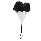 Pgige Parachute, 56 Inch Weight Bearing Running Fitness Core Strength Training Speed Resistance Umbrella Exercise Speed Training Parachute