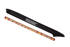 A NATURAL BASE CONCERT BAMBOO FLUTE 23 INCHES