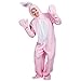 Produktbild EraSpooky Unisex Kaninchen Kostüm Hasenkostüm Faschingskostüme Einteiler - Halloween Party Karneval Fastnacht Tierkostüm für Erwachsene Herren Damen