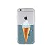 Produktbild licaso iPhone 6 IP6 Handyhülle TPU mit Orca Loves Iceberg Print Motiv - Transparent Cover Schutz Hülle Aufdruck Lustig Funny Druck