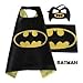 Price comparison product image Superhero Cape with free Mask for kids - Party Costume (Batman)