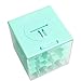 Price comparison product image Altsommer Newest 3D Labyrinth Rubik'S Cube Piggy Bank Toy,Kid 3D Cube Puzzle Maze Toy Piggy Bank Hand Game Box Fun Brain Game Toy for Kids Christmas Birthday Gifts (Light blue)
