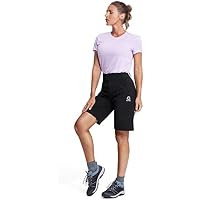 Ciclismo Gonex Pantaloncini da Donna Pantaloncini da Esterno impilabili in  Cotone di Nylon con 3 Tasche per Casual Viaggi Pesca Pantaloni Corti da  Trekking Elasticizzati e Traspiranti Pantaloncini Sport e tempo libero