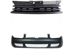 ‎DM AUTOTEILE DM Autoteile Golf 4 IV 1J1 Stoßstange vorne R32 Look + Kühlergrill ohne Emblem 97-06 ABS