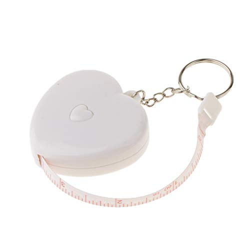 Preisvergleich Produktbild perfeclan Plastik Schlüsselanhänger Schlüsselhalter Schlüsselbund Maßband Bandmaß, Kreatives Geschenk