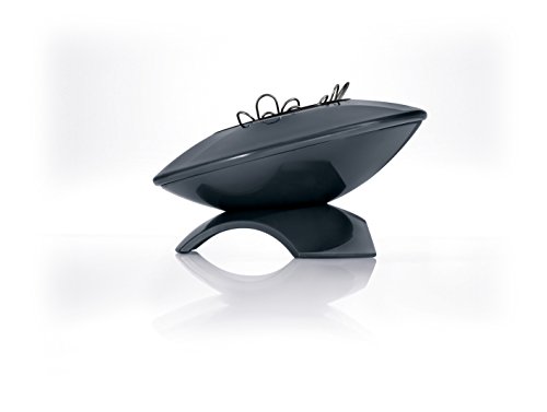 Portafermagli Magnetico SIGEL Eyestyle - Grigio Scuro/Nero, Include 50 Fermagli Da Ufficio