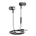 Produktbild Bescita Langsdom Global 3,5 mm in-Ear Bass Stereo Sound Kopfhörer mit Mikrofon für iPhone, Xiaomi und Samsung (Schwarz)