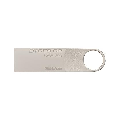 Kingston Technology - DTSE9G2/128GB - DataTraveler SE9 G2 - Clé USB 3.0 - 128 Go - Argent