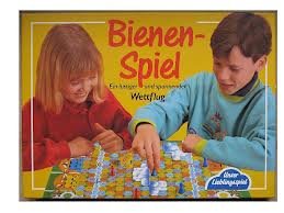 Bienen-Spiel. Ein lustiger und spannender Wettflug.