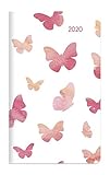 Taschenplaner Style Schmetterling 2020 - Taschenkalender (9,5 x 16) - seperates Adressheft - 1 Seite 1 Woche - 64 Seiten - Terminplaner by 
