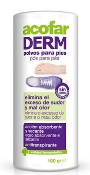 ACOFARDERM POLVOS PARA PIES 100 G