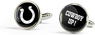 cowboy up cufflinks - birthday gift for husband
