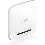 Netgear Access Point WiFi 6 AX1800 WAX214, Dual Band, Access Point Poe, 1 Porta Ethernet 1G, Protezione WPA3, creazioni di 4 