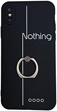 Slim iPhone Case X Apple,Ultra-Thin iPhone X Case Ring Holder,Simple Stylish Fully Protective PC Soft Apple iPhone Case (iPhone X, Ring Holder)