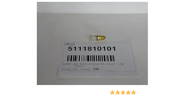 DELONGHI LAMPADA LAMPADINA FORNETTO SFORNATUTTO PANGOURMET E14 15W EO1490  EO3835 : Amazon.it: Casa e cucina