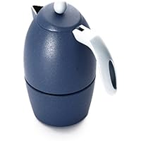 Abert Cafetera 6 Tazas Asa Rasgada Azul Eléctrico