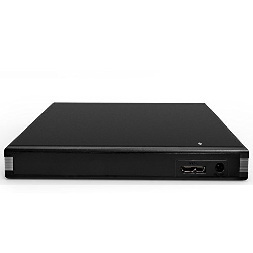 Firstcom USB 3.0 Gehäuse/Case für Slim 12,7 mm SATA Blu-Ray/DVD/CD Laufwerke (schwarz-grau) - 3