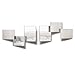 Produktbild Umbra 470465-109 Vantage (Set of 6) Spiegel, Transparent/weiß