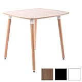 DIMENSIONES: la mesa de cocina Viborg tiene las siguientes medidas: Altura total: 75 cm I Ancho total: 60 / 80 cm I Profundidad total: 60 / 80 cm I Peso: 9 / 14 kg. La unidad requiere montaje.
