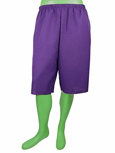 Largemouth Men’s Incredible Hulk Bruce Banner Shorts Purple L/X-L (36-38)