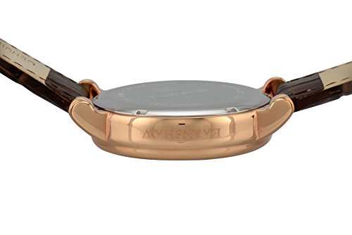 Thomas Earnshaw Men's Swiss Made Chronograph Longcase Quartz Watch with Grey Dial Analogue Display and Brown Leather Strap ES-0016-04