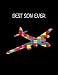 Produktbild BEST Son Ever: LEGO Airplane Gift for Boys ~ Sketchbook, Sticker Book - Activity Book for Kids, Creativity Large Blank Notebook 8.5"x11", 100 pages