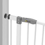 Hauck-597026-Open-N-Stop-Cancelletto-di-Sicurezza-in-Metallo-Bianco