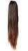 PRETTYSHOP 20" Hairpiece Ponytail Clip on Extension Long hair smooth Heat-Resisting