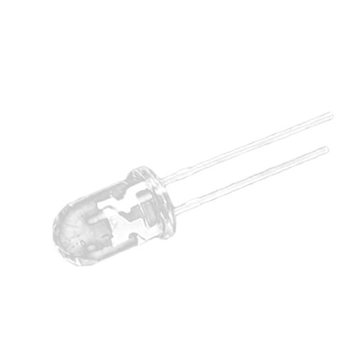 20 PCS 5 mm Strohhut 2 Pin LED Light Emitting Diode Weiß