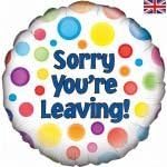 Balloons by Post : Sorry You're Leaving Balloon in a Box (228663)
